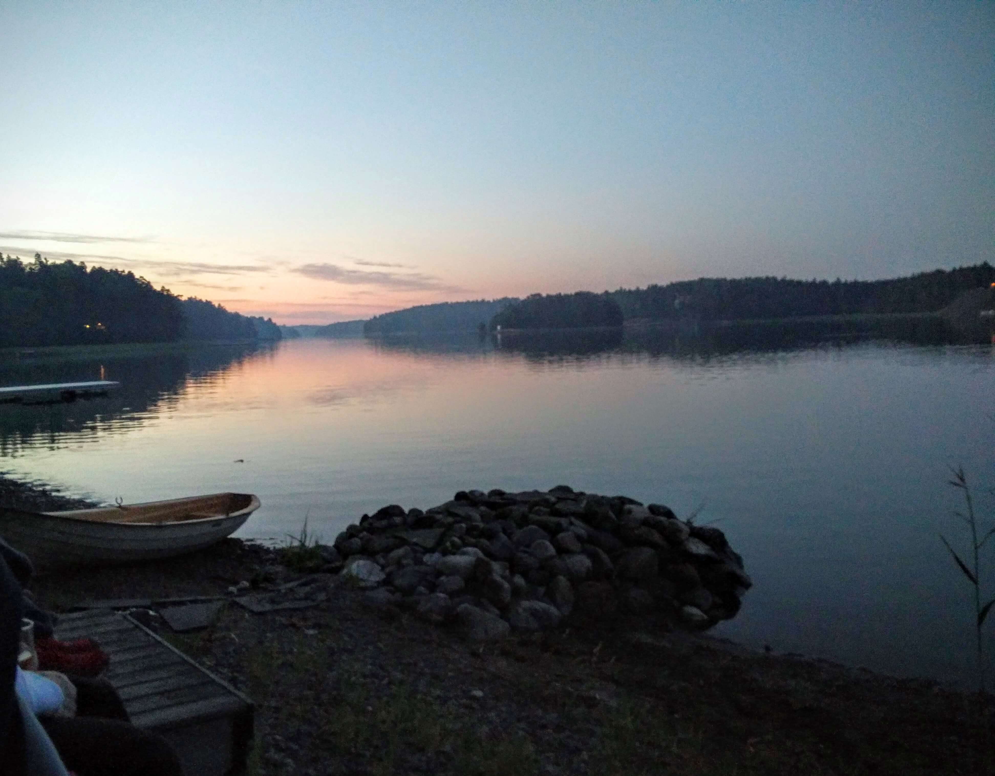 Midnight sun in Finland